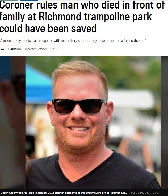 加拿大温尼伯蹦床乐园,列治文蹦床