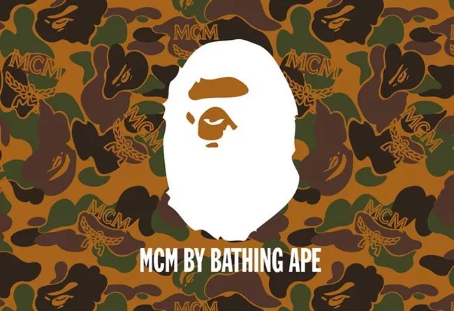 bape和mcm联名外套,mcmxbape联名背包