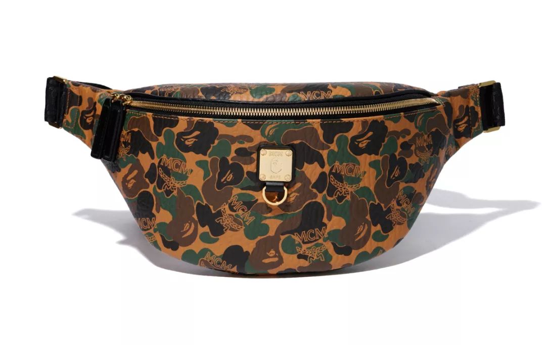 bape和mcm联名外套,mcmxbape联名背包