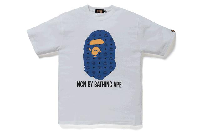 bape和mcm联名外套,mcmxbape联名背包