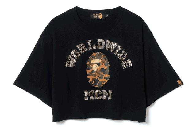 bape和mcm联名外套,mcmxbape联名背包