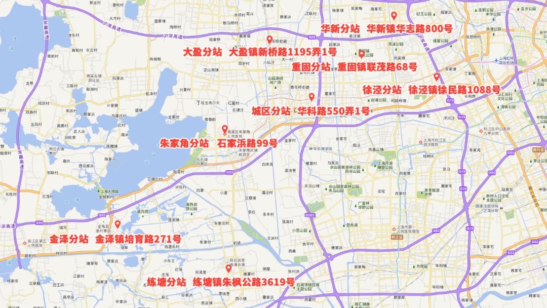 闵行全区最新地图,闵行各镇地图