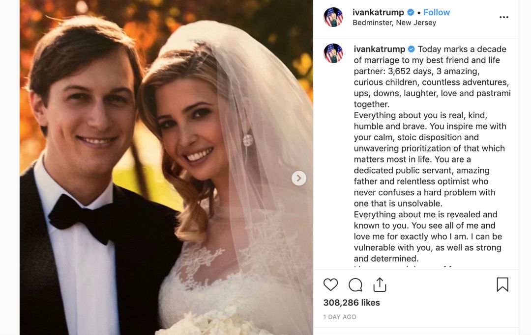 伊万卡与库什纳结婚视频完整版,伊万卡和库什纳情史