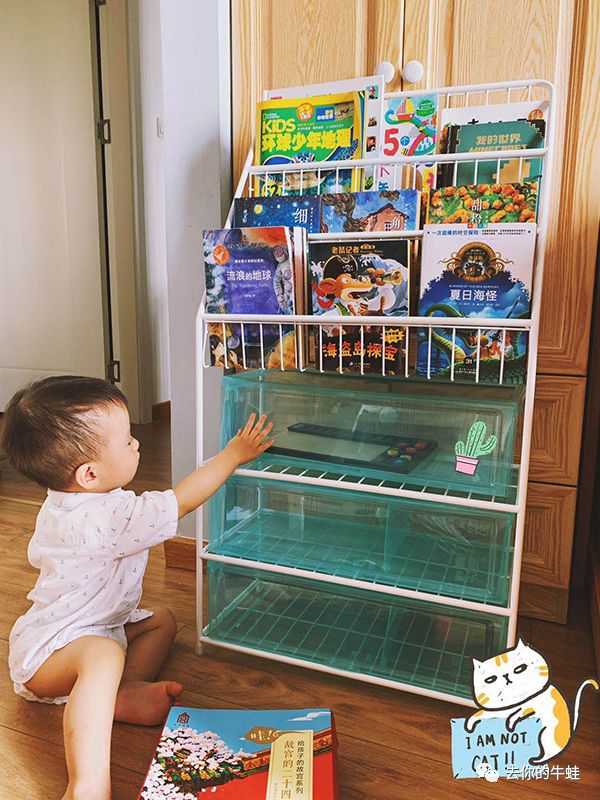 马卡龙书架+阅读地垫+阅读小桌,书香三连打造阅读角