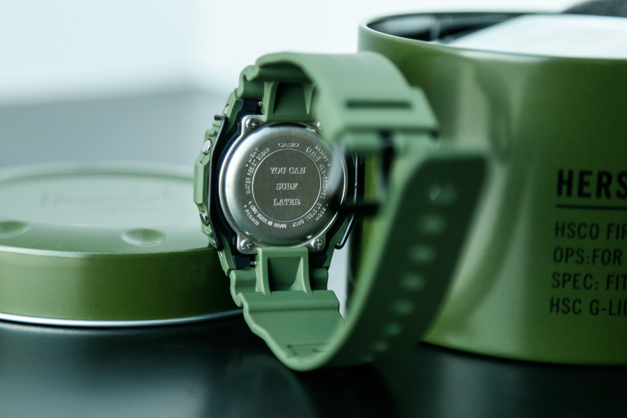 HerschelSupply和G-SHOCK联名5600开箱：军事风加上冲浪元素