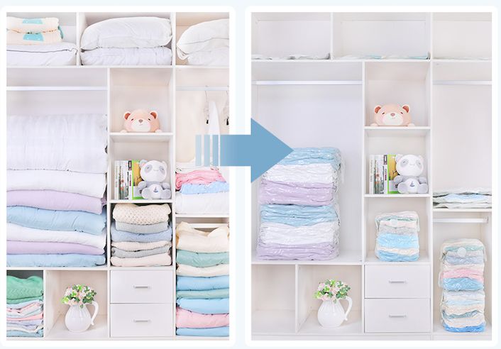 换季被褥收纳,换季被褥床品的收纳方法