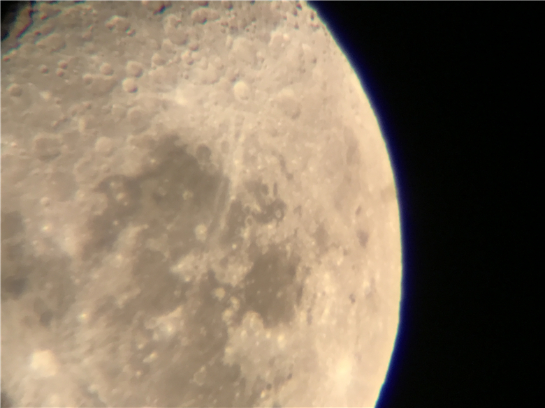 开箱299元天文望远镜看月亮,望远镜推荐性价比高看月亮