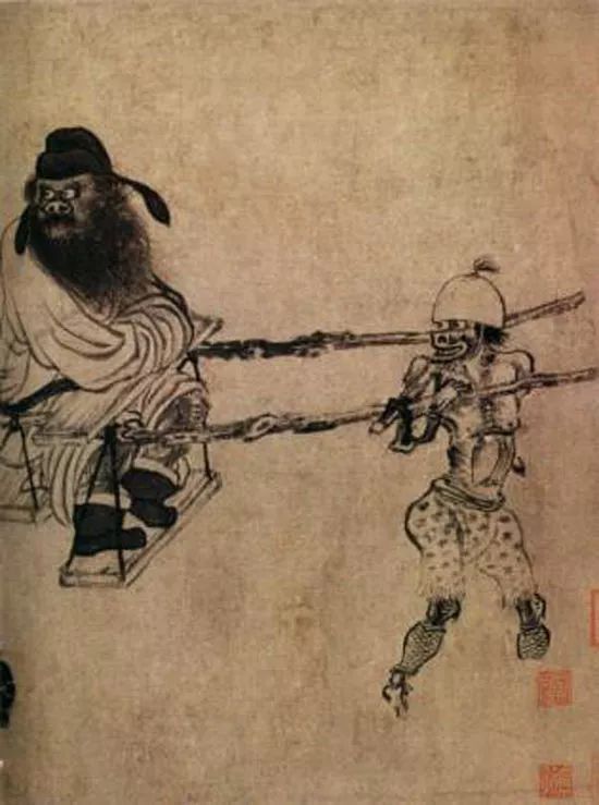 万圣节中国鬼造型,万圣节鬼绘画