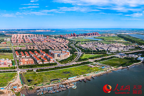 天津滨海新区北塘航拍,天津北塘滨海