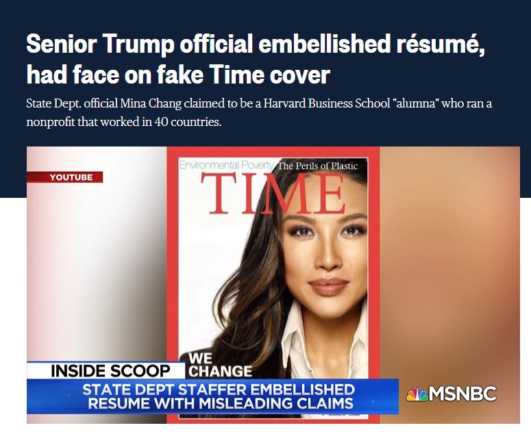 神操作！韩裔女歌手靠P图、简历造假，居然一路当上美国政府*官高**