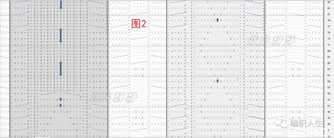 一款时尚百搭棒针镂空衫图解,荷叶边淑女中袖棒针衫教程图解
