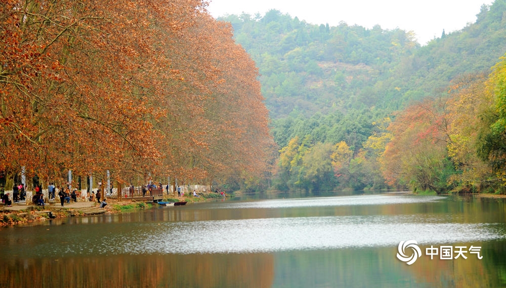 贵阳花溪黄金大道美景如画,贵阳花溪湿地公园网红打卡地