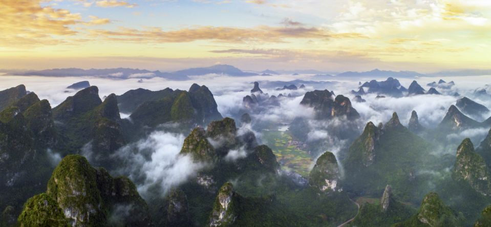 钟山县百里水墨画廊夜景,钟山百里水墨画廊免费攻略