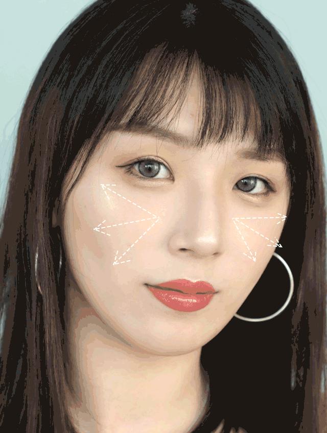 五官扁平怎么画出混血的感觉,菱形脸混血妆容教程