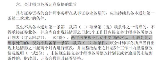 证监会最新对财务造假的处罚规定,证监会对会计事务所的处罚公告