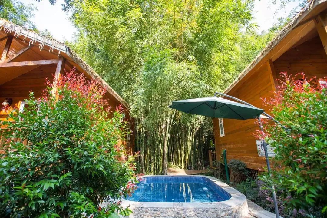 清远温泉室外民宿带私人泡池,清远汤塘温泉民宿不过夜