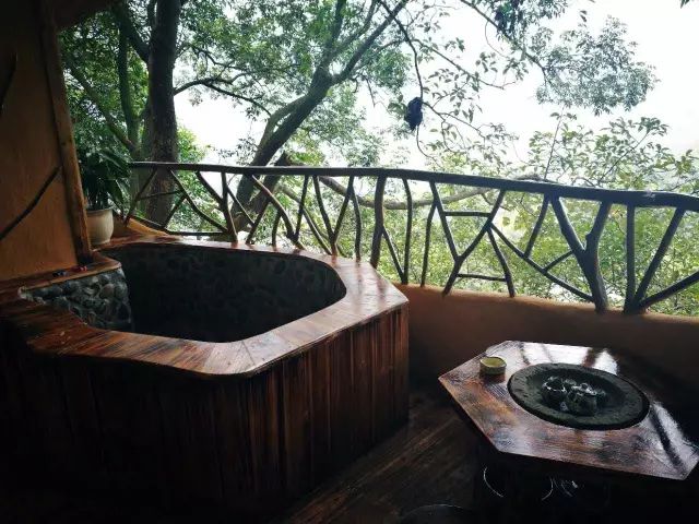 清远温泉室外民宿带私人泡池,清远汤塘温泉民宿不过夜