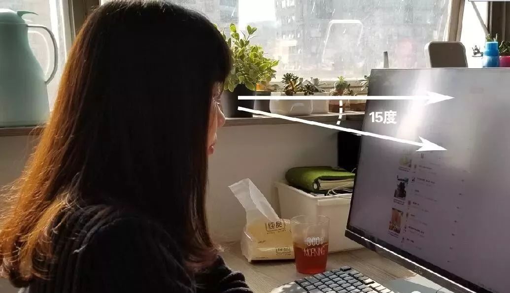 眼干看电脑要把电脑垫高吗,显示器垫高影响视力