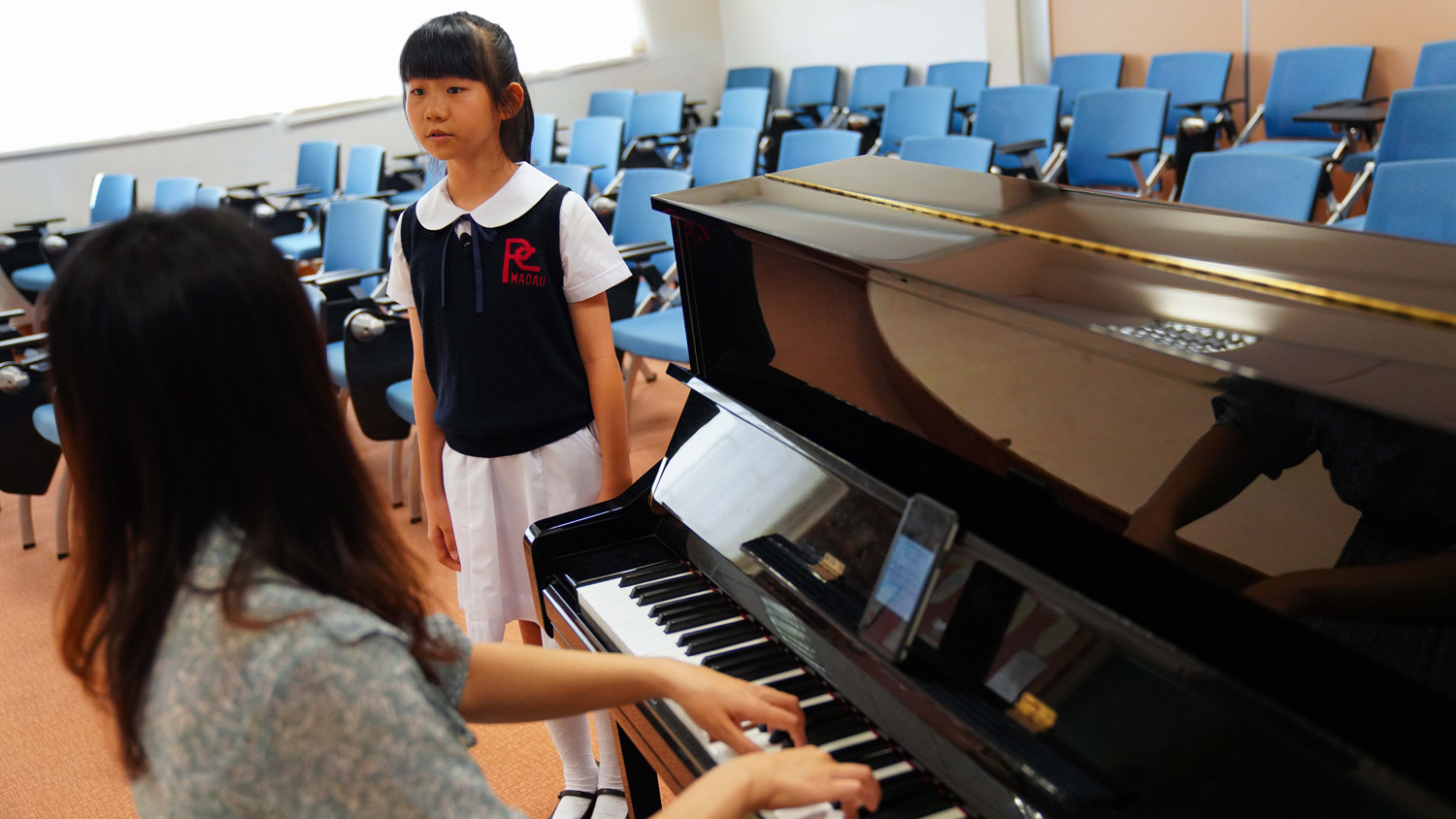 澳门回归20周年晚会七子之歌,澳门回归20周年师生共唱七子之歌