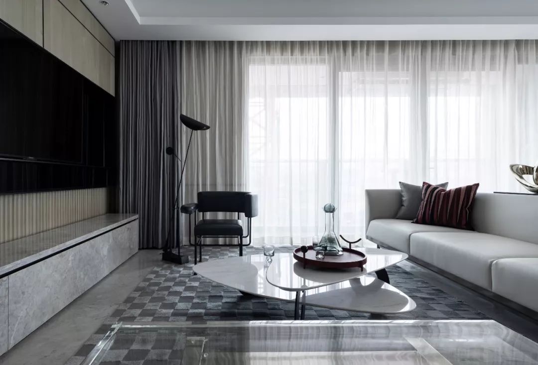 挑高法式轻奢样板间,意式英伦风装修