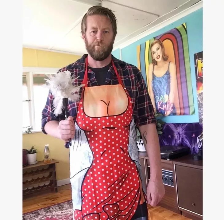 系围裙的男人最性感!美式重磅复古风,做家务也要帅