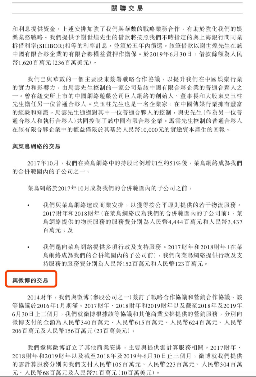 优酷处什么位置?阿里赴港IPO招股书揭开文娱板块面纱