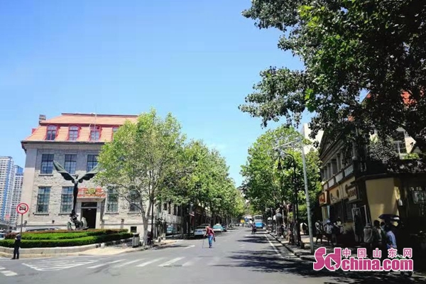 百年青岛发展变化,百年前的青岛中山路