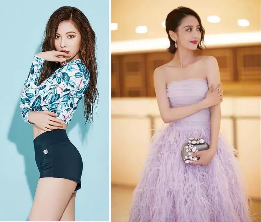 泫雅和杨幂穿衣搭配,杨幂泫雅风