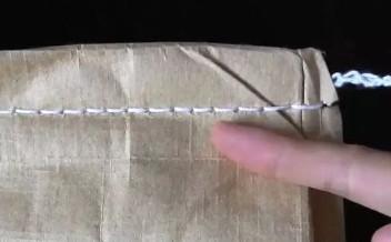 大米袋子拆口小技巧,大米袋怎样拆