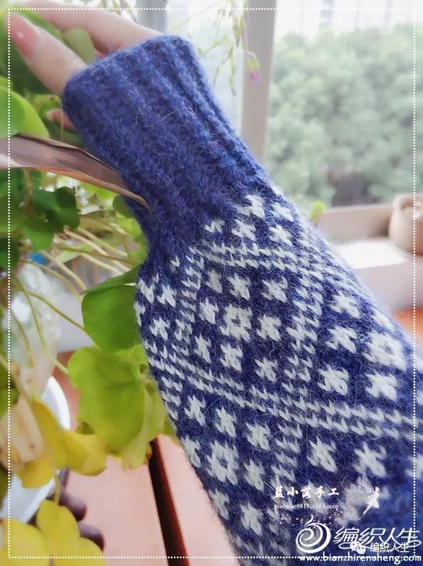 细支提花毛衣的编织图解,好看的圆肩提花毛衣图解