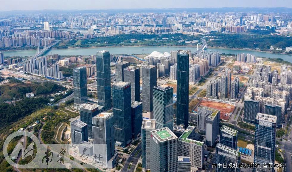 南宁天际线漂亮,美出天际线
