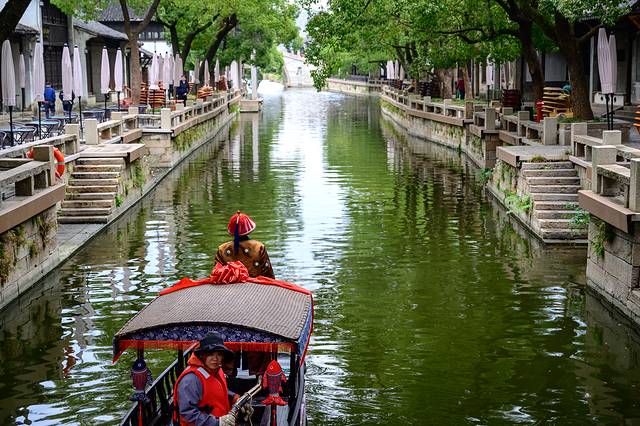 无锡旅行漫步江南水乡惠山古镇，寻找帝王的足迹
