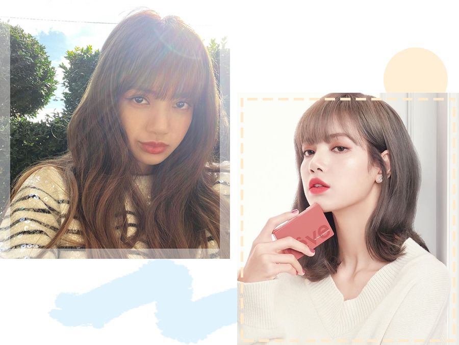 jennie发型双丸子头编发,黑色大波浪长发发型jennie