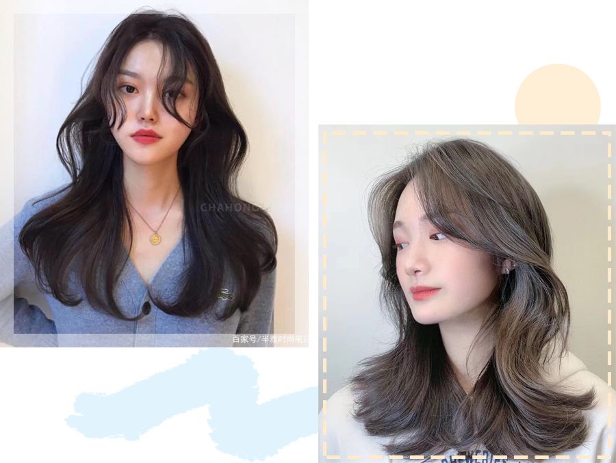 jennie发型双丸子头编发,黑色大波浪长发发型jennie