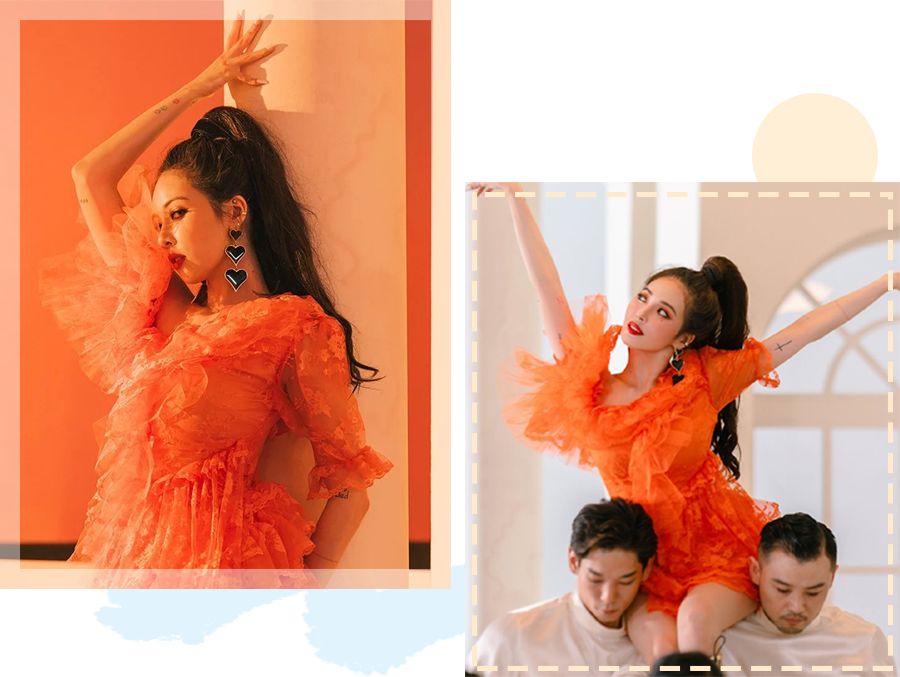 jennie发型双丸子头编发,黑色大波浪长发发型jennie