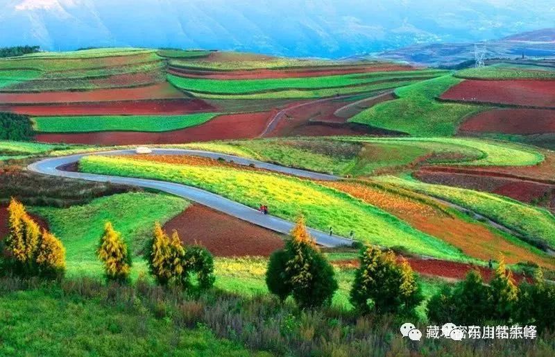 大地的调色板云南东川红土地,大地的调色板