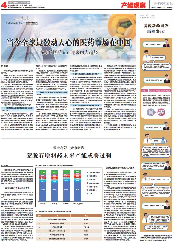 聚焦|“医”心有你，“药”香*界无**：带您走进《中国医药报》