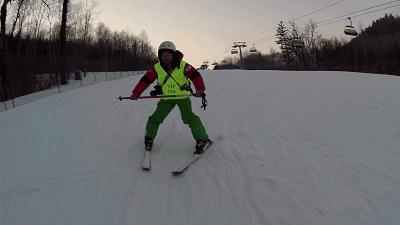 双板滑雪高级技巧,滑雪教程双板花式