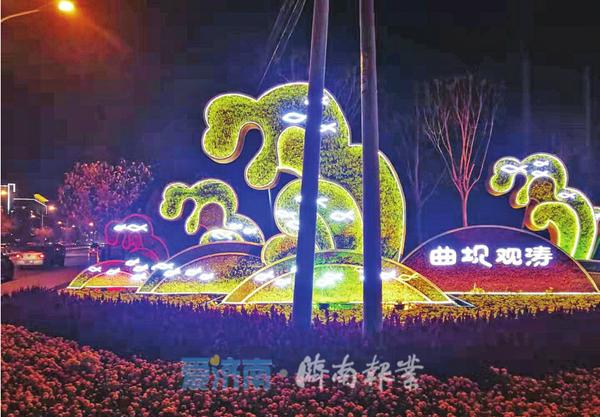 济南夜经济,济南跨年夜经十路夜景