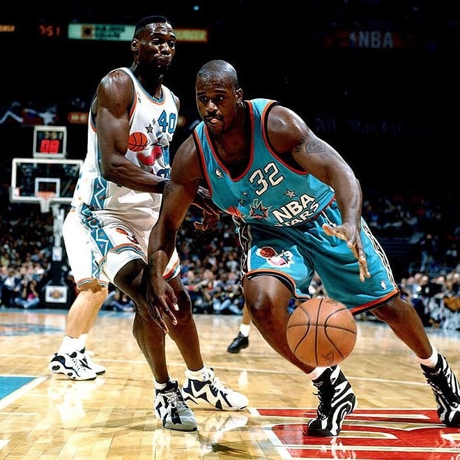 奥尼尔各代战靴,奥尼尔穿过的球鞋年轮