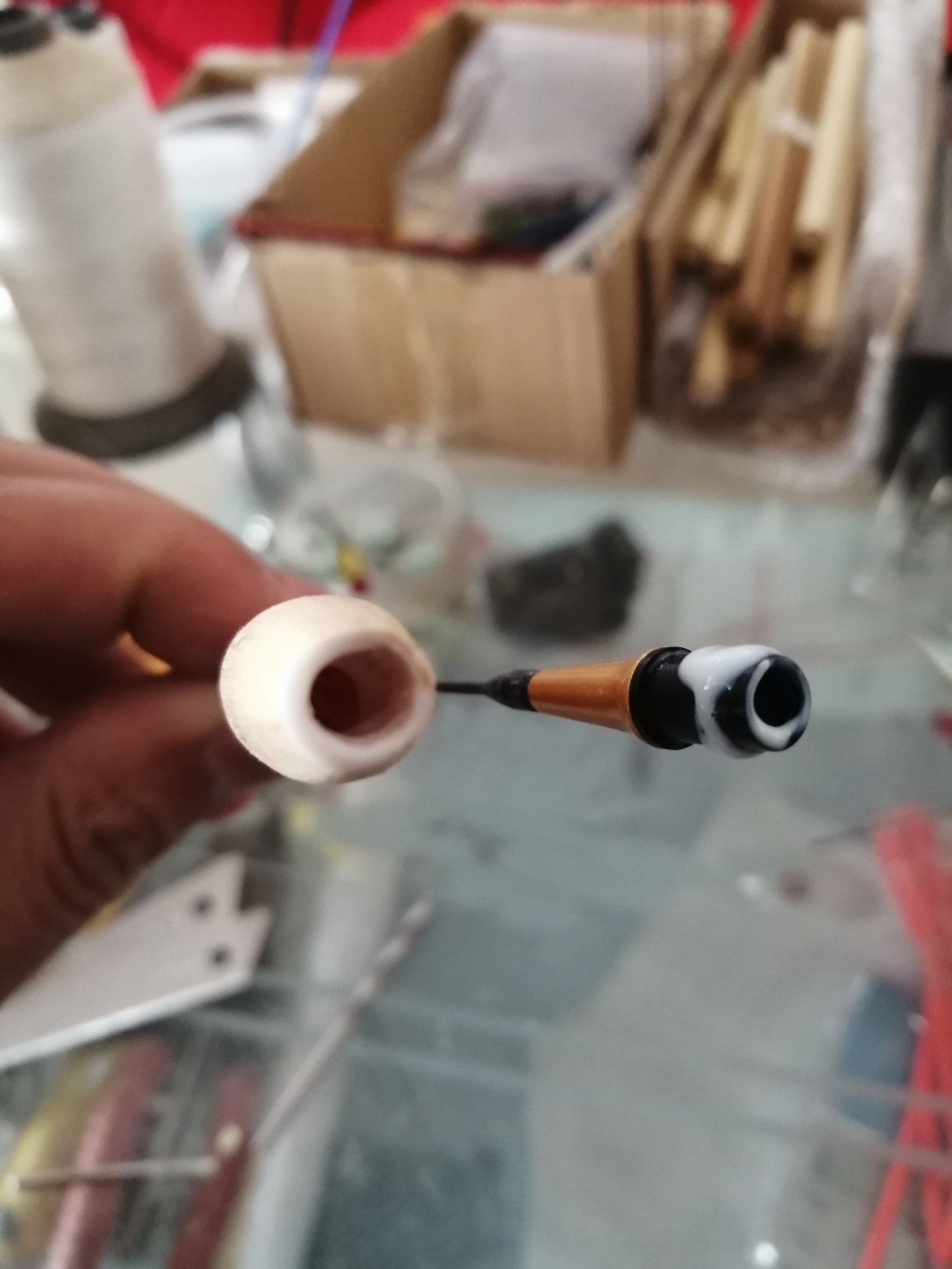 手工芦苇漂制作工具,手工制作的野钓电子漂怎么做