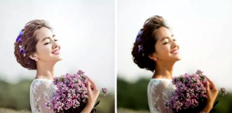 为什么没修图的婚纱照好难看,婚纱照照片前后的对比太真实了
