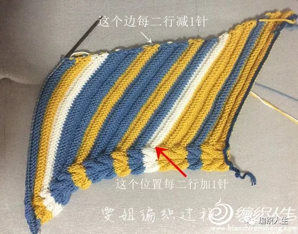 暗红色毛线帽子最简单的编织教程,棒针编织双色毛线帽子的教程