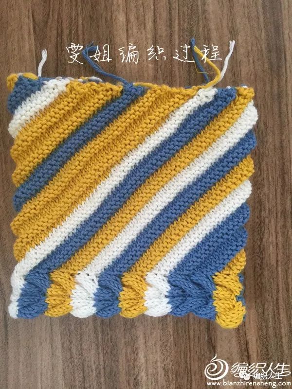 暗红色毛线帽子最简单的编织教程,棒针编织双色毛线帽子的教程