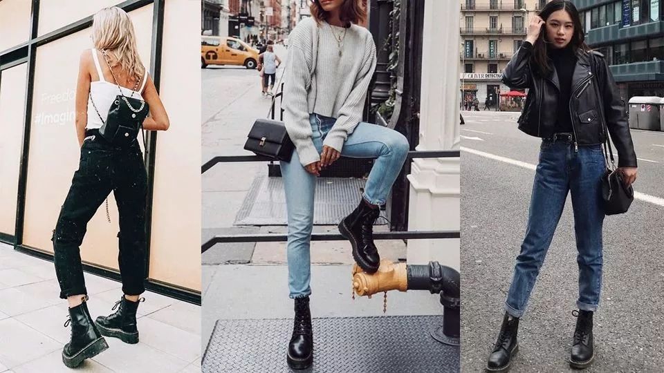 2020年最火的黑色马丁靴,2022年马丁靴还会流行吗