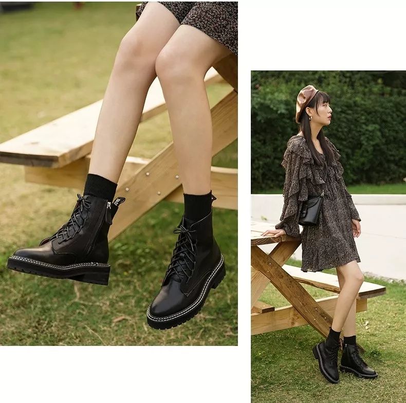 秋冬季马丁靴怎么穿显瘦,秋冬最火的马丁靴百搭时髦帅炸了