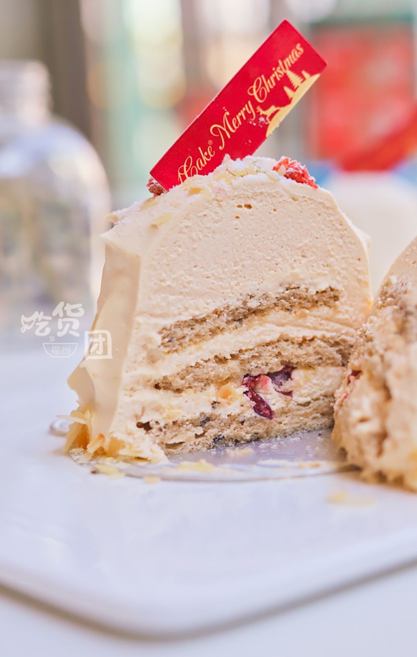 在福州红了7年的蛋糕店出栗子味新品啦！因为它，我想快点过圣诞了