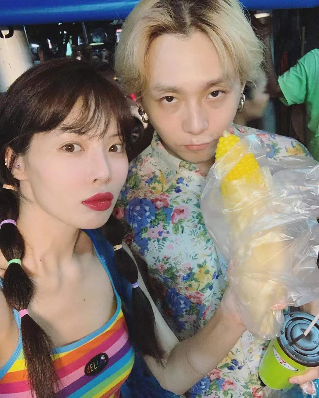 泫雅和金晓钟直拍,金晓钟和泫雅合作视频