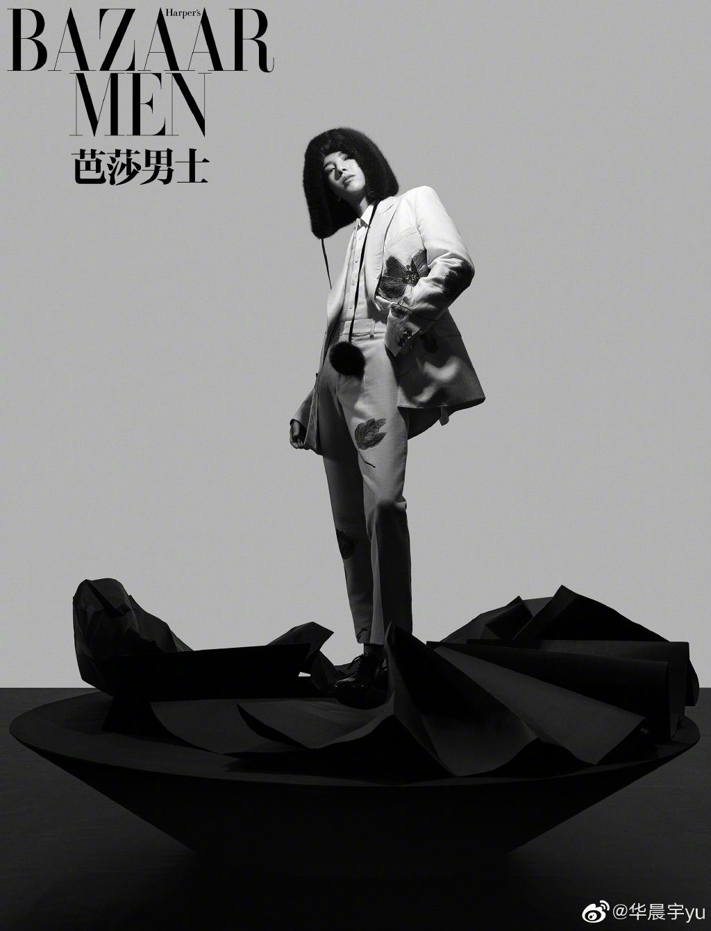 芭莎男士之夜2018华晨宇红毯,华晨宇登上芭莎男士