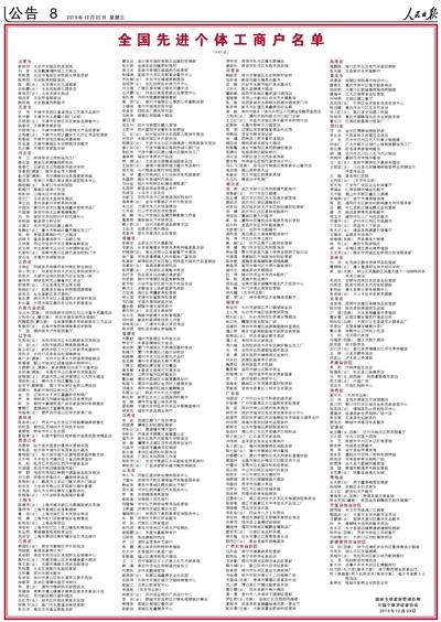 全国先进个体工商户名单发布!济南这11人上榜